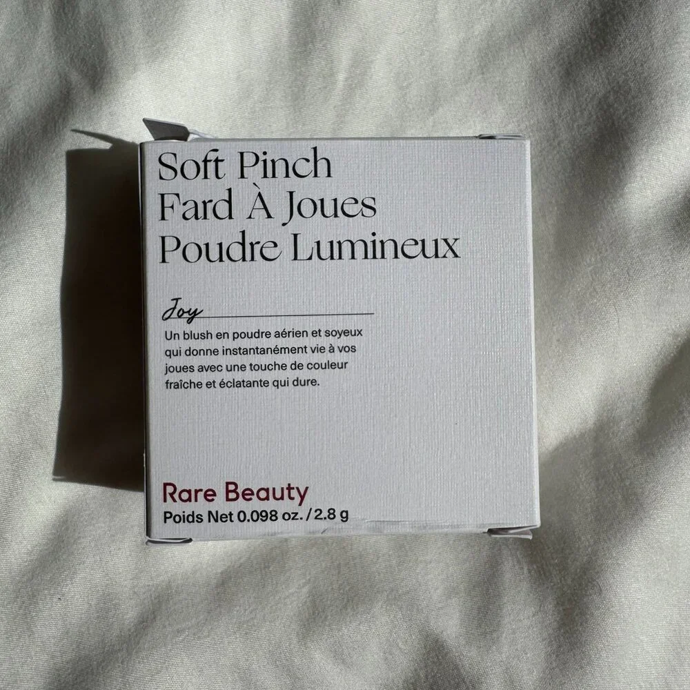 RARE Beauty Soft Pinch Luminous Powder Blush - Joy, Muted Peach Color